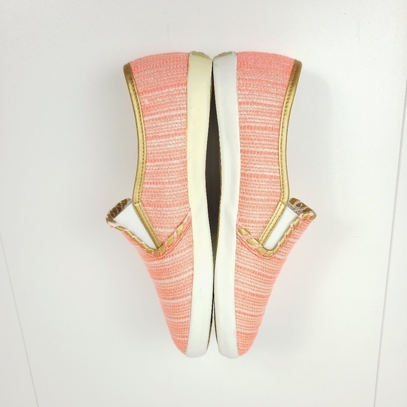 Jack Rogers  coral/orange and gold slipons sz 8.5 - Picture 5 of 7